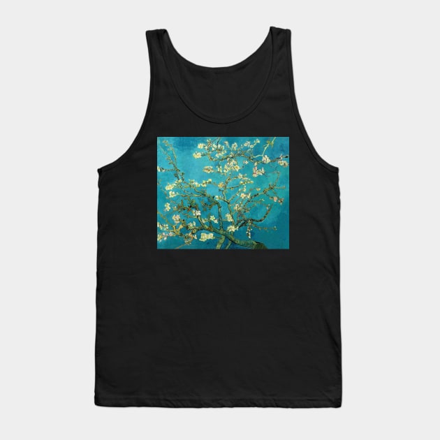 Vincent Van Gogh Blossoming Almond Tree Tank Top by fineartgallery